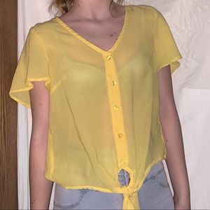Yellow blouse
